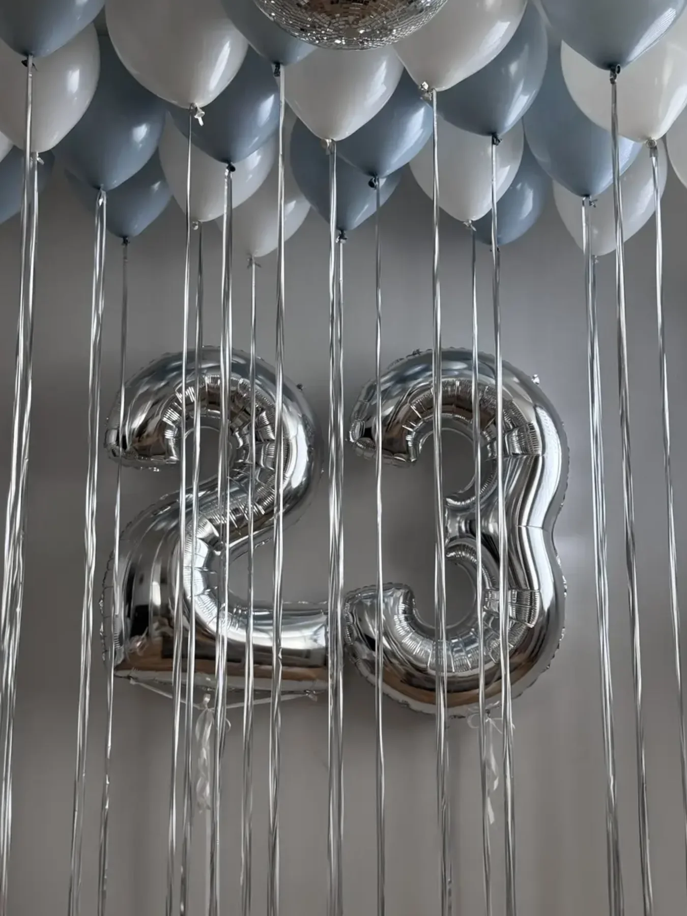 Zestaw balonów z cyferkami